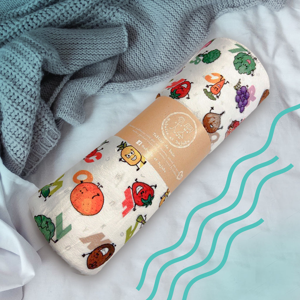 Serviette de bain bébé extra doux en Bambou ITeddy Bear™ – Three Hugs -  Puériculture, Mode et Accessoires de bébé